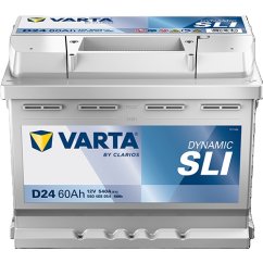 Autobaterie VARTA Dynamic SLI 12V 60Ah 540A, 560408, D24