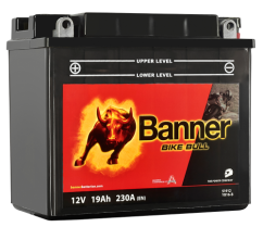 Motobaterie Banner Bike Bull YB16-B, 19Ah, 12V