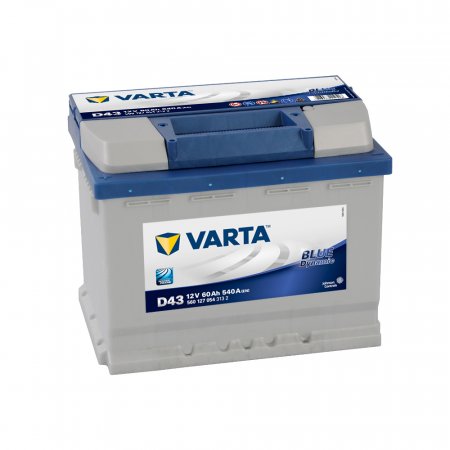Autobaterie VARTA BLUE Dynamic 60Ah, 12V, D43, 560127
