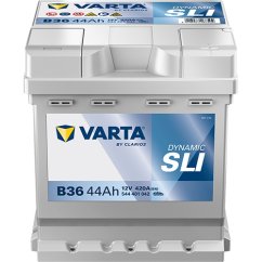 Autobaterie VARTA Dynamic SLI 12V 44Ah 420A, 544401, B36