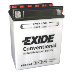 Motobaterie EXIDE BIKE Conventional 14Ah, 12V, YB14-B2