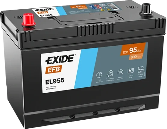 Exide Start-Stop EFB 12V 95Ah 800A EL955