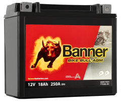 Motobaterie Banner Bike Bull AGM YTX20L-BS, 18Ah, 12V