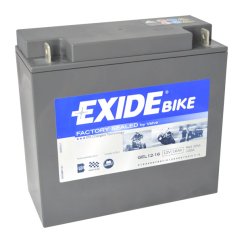 Motobaterie EXIDE BIKE Ready 16Ah, 12V, GEL12-16