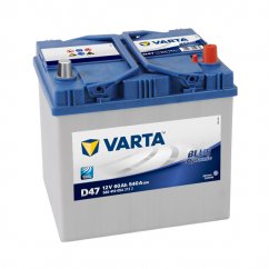 Autobaterie VARTA Blue Dynamic 60Ah, 12V, D47, 560410