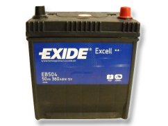 Autobaterie EXIDE Excell 50Ah, 12V, EB504