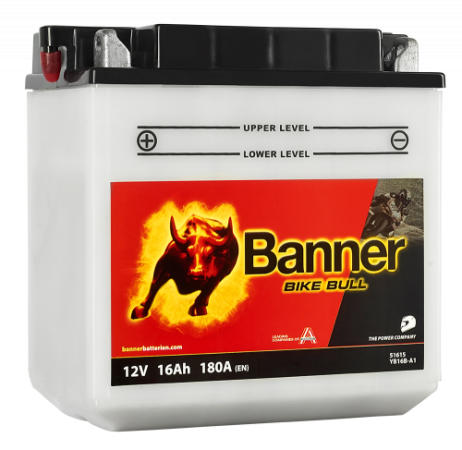 Motobaterie Banner Bike Bull YB16B-A1, 16Ah, 12V