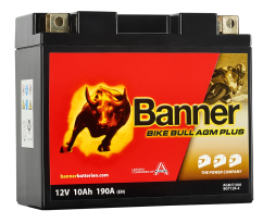 Motobaterie Banner BIKE BULL AGM PLUS 51001 BGT12B-4 (YT12B-BS), 12V - 10Ah