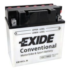 Motobaterie EXIDE Bike Conventional 19Ah, 12V, YB16CL-B