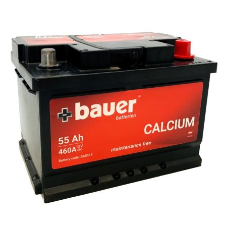 Autobaterie BAUER Calcium 55Ah 12V 460A