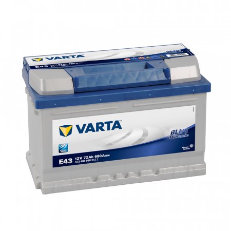 Autobaterie VARTA Blue Dynamic 72Ah, 12V, E43, 572409