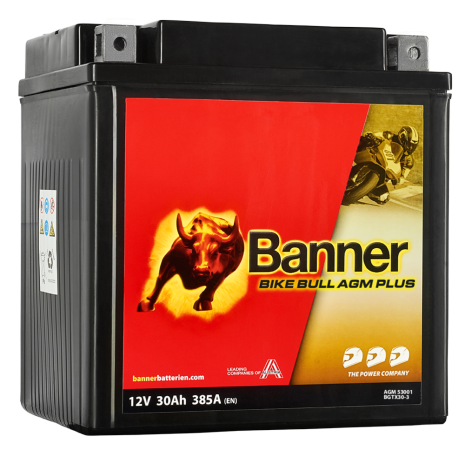 Motobaterie Banner BIKE BULL AGM PLUS 53001 BGTX30-3, 12V - 30Ah