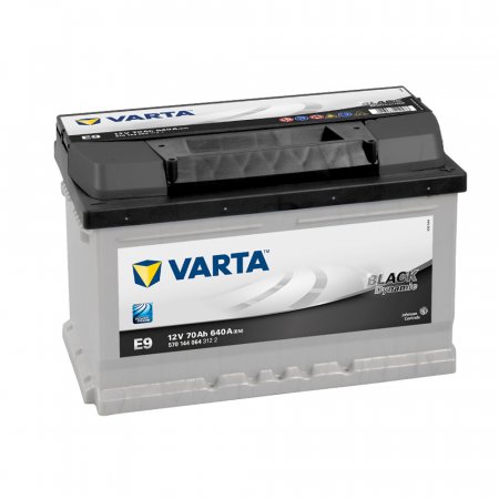 Autobaterie VARTA BLACK Dynamic 70Ah, 12V, E9, 570 144