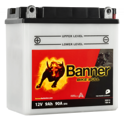 Motobaterie Banner Bike Bull YB9-B, 9Ah, 12V
