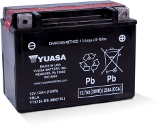 Motobaterie YUASA YTX15L-BS, 12V,  13Ah
