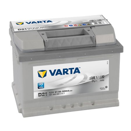 Autobaterie VARTA SILVER Dynamic 61Ah, 12V, D21, 561400