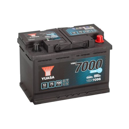 Autobaterie Yuasa YBX 7000 EFB 75Ah 12V 700A  L3