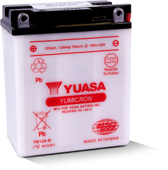 Motobaterie YUASA YB12A-B, 12V,  12Ah