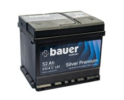 Autobaterie BAUER SILVER Premium 52Ah 12V 510A