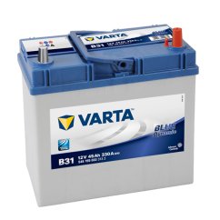 Autobaterie VARTA BLUE Dynamic 45Ah, 12V, B31, 545155