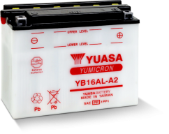 Motobaterie YUASA YB16AL-A2, 12V,  16Ah