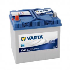 Autobaterie VARTA Blue Dynamic 60Ah, 12V, D48, 560411