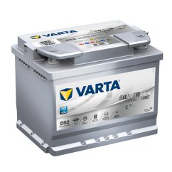 Autobaterie VARTA Silver Dynamic AGM 60Ah, 12V, D52, 560901