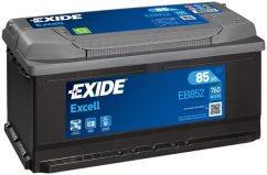 Autobaterie EXIDE Excell 85Ah, 12V, EB852