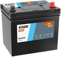 Autobaterie EXIDE Start-Stop EFB 12V 60Ah EL604