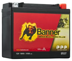 Motobaterie Banner BIKE BULL AGM PLUS 51821 BGTX20-3, 12V - 18Ah  ( YTX20L-BS )
