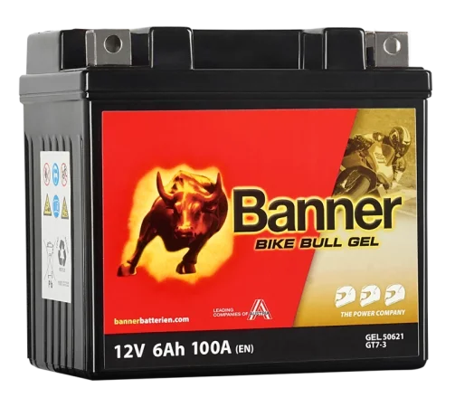 Motobaterie Banner Bike Bull GEL 50621, BGTZ7-S (YTX5L-BS), 12V - 6Ah