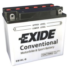 Motobaterie EXIDE Bike Conventional 19Ah, 12V, YB16L-B