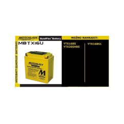 MOTOBATT MBTX16U 12V 19Ah 250A