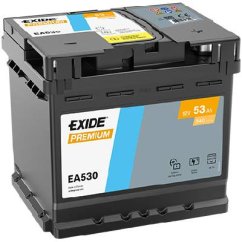 Autobaterie EXIDE Premium 53Ah, 12V, EA530