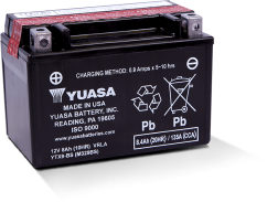 Motobaterie YUASA YTX9-BS, 12V, 8Ah