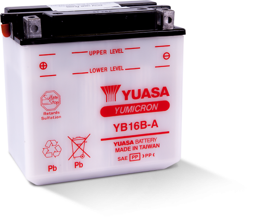 Motobaterie YUASA YB16B-A, 12V,  16Ah