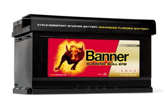 Autobaterie Banner Running Bull EFB 575 12, 75Ah, 12V ( 57512 )