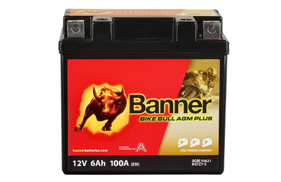 Motobaterie Banner BIKE BULL AGM PLUS 50621 BGTZ7-S (YTX5L-BS), 12V - 6Ah