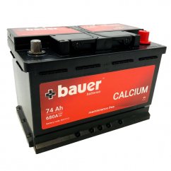 Autobaterie BAUER Calcium 74Ah 12V 680A
