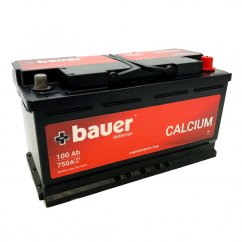 Autobaterie  BAUER Calcium 100Ah 12V 750A