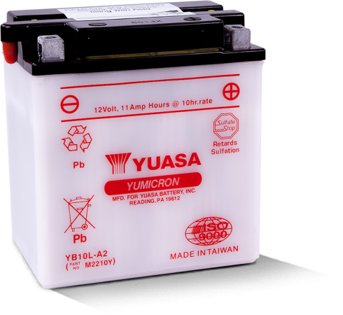 Motobaterie YUASA YB10L-A2, 12V,  11Ah
