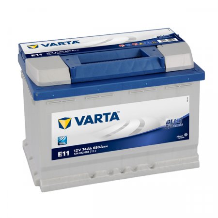 Autobaterie VARTA Blue Dynamic 74Ah, 12V, E11, 574012