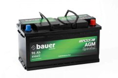 Autobaterie BAUER AGM 96Ah 850A