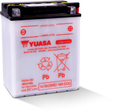 Motobaterie YUASA YB14L-B2, 12V,  14Ah