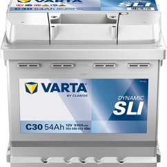 Autobaterie VARTA Dynamic SLI 12V 54Ah 530A, 554 400, C30