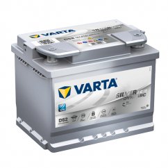 Autobaterie VARTA Silver Dynamic AGM  60Ah, 12V, D52, 560901