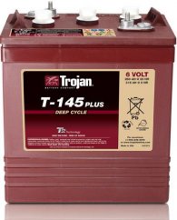 Trakční baterie Trojan T 145 Plus, 260Ah, 6V