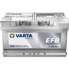 Autobaterie VARTA Dynamic EFB 12V 75Ah 730A, 575 500 073, E46