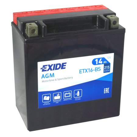 Exide YTX16-BS, ETX16-BS