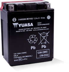 Motobaterie YUASA YTX14AHL-BS, 12V, 12Ah
